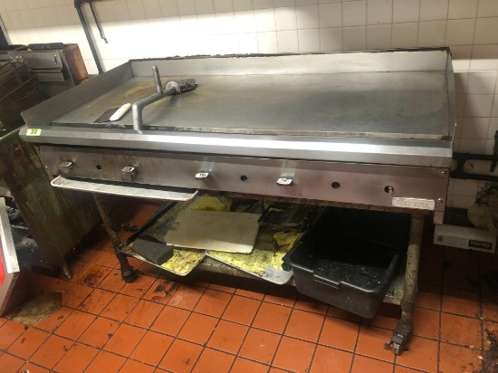 Royal 60in x 24in Commercial Gas 5 Burner Flat Top Griddle