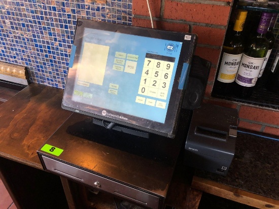 Protech 15in Touch POS Terminal with Cash Drawer and Printer