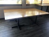(4) Wooden 4ft Dining Height Tables