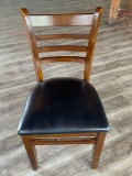 (18) Wooden Dining Height Chairs