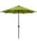 Abba Patio 9 ft. Market Outdoor Patio Umbrella Aluminum Pole with Auto Tilt and Crank in Lime Green