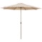 Abba Patio 11 ft. Market Patio Umbrella with Push Tilt and Crank in Beige