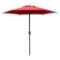 Abba Patio 9 ft. Market Outdoor Patio Umbrella with Push Button Tilt and Crank in Red