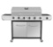 Royal Gourmet 6-Burner Propane Gas Grill in Stainless Steel with Sear Burner