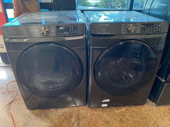 Samsung 5.0 cu. ft. Washer and 7.5 cu. ft. Smart Electric Dryer Pair*WASHER PREVIOUSLY INSTALLED*