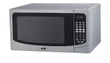 Oster Countertop Microwave Stainless Steel Silver 1.6 cu. ft. 1000-Watt with Push Button