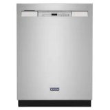 Maytag 50 DBA Stainless Steel Tub Built-In Dishwasher with Dual Power Filtration Fingerprint