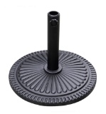 LAUREL CANYON 22 lbs. Patio Umbrella Base in Black