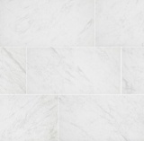 (11) Cases of Florida Tile Home Collection Brilliance White Rectified 12 in. x 24 in. Porcelain