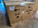 LG 9.0 cu. ft. Large Electric Dryer and 5.2 cu. ft. Front Load Washer Pair in Graphite Steel*UNUSED*