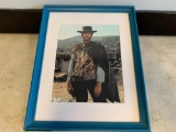 Framed Clint Eastwood Man With No Name Signed Autographed Picture With Certified C.O.A.