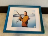 Framed William Shatner Star Trek Signed Autographed Picture With Certified C.O.A.