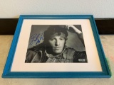 Framed Bruce Springsten Signed Autographed Picture With Certified C.O.A.