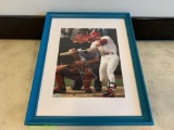 Framed Mark McGwire Cardinals Signed Autographed Picture With Certified C.O.A.