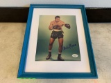 Framed Archie Moore Boxer Signed Autographed Picture With Certified C.O.A.