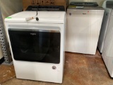 Whirlpool 7.4 cu. ft. Smart Top Load Gas Dryer and 5.3 cu. ft. Smart Top Load Washer Pair in White*