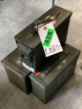 Lot of (3) Assorted Ammo Boxes