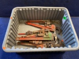 Lot of Assorted Pipe Wrenches