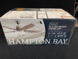 Hampton Bay Southwind II 52 in. LED Indoor Brushed Nickel Ceiling Fan