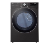 LG 7.4 cu. ft. Ultra Large Capacity Smart wi-fi Enabled Front Load Gas Dryer with TurboSteam in