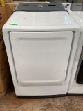 Samsung 7.4 cu. ft. Gas Dryer with Sensor Dry in White*PREVIOUSLY INSTALLED*SMALL DENT ON FRONT*