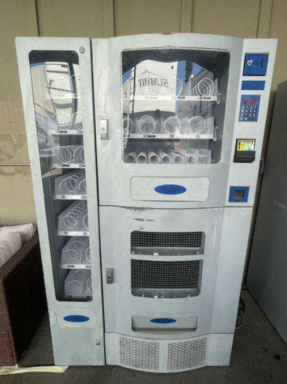 PURCO Office Deli Vending Machine*WORKS*GETS COLD*WITH KEYS*