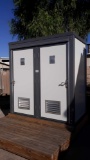 Portable Freestanding (2) Stall Restroom