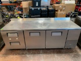 Work Top Prep Table True TWT-93D-2 on Casters*COLD*