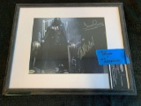 Framed Dave Prowse And Ian MacDurmand Signed Autographed Vader Picture With Certified C.O.A.