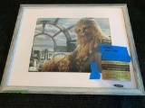 Framed Peter Mayhew Chewbacca Star Wars Signed Autographed Picture With Certified C.O.A.