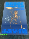 Framed Bruce Springsteen Signed Autographed Mini Poster With Certified C.O.A.