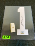 Joe Namath #1 Signed Autographed Number In HardPack