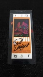 Paul Warfield Signed Autographed Super Bowl Ticker - VII Miami Undefeated With C.O.A.