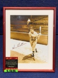 Framed Ken Keltner Cleveland Indians Signed Autographed Picture With Certified C.O.A.