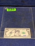 George Bush Posta $2000 Sill Signed Autographed in Hardpack With Certified C.O.A.