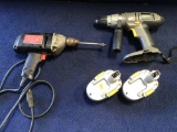 Lot of (2) Drills (1.Craftsman 3/8in. Electric Drill (1.Rockwell 18v Power Drill with