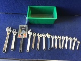 Lot of (15) Assorted Adjustable Wrenches