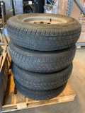 (4) 16in. Trailer Tires With Rims