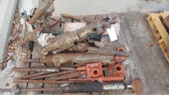 (6) Assorted Jackhammer, Parts and Hoses