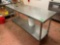 6ft Stainless Steel Table With Can Opener