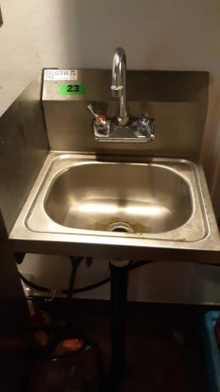 GSW Hand Sink with left hand side splashguard