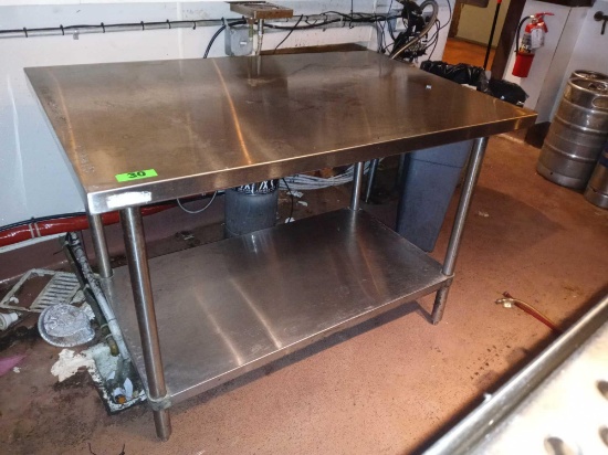 4ft Stainless Steel Table