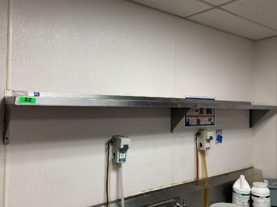 8ft Stainless Steel Shelf