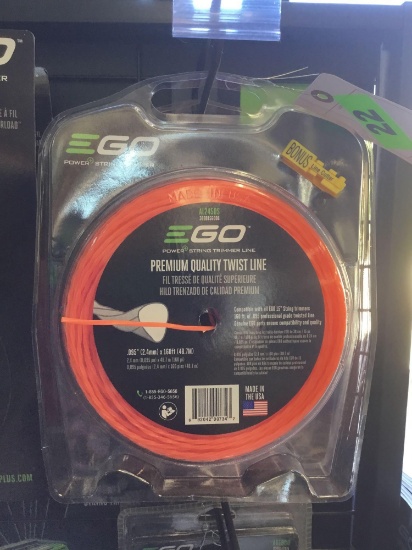 EGO Power+ 0.095in. Premium Quality Twist Line for EGO 15in. String Trimmer