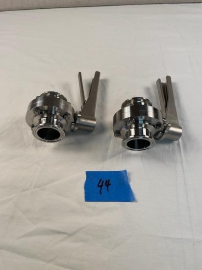 1.5" Stainless Steel Valves lot of 2