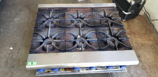 Imperial 36in Natural Gas 6 Burner Hot Plate IHPA-6-36
