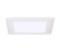 (5) Halo 9 in. White Recessed Ceiling Light Square Trim with Glass Albalite Lens