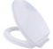 TOTO SoftClose Elongated Closed Front Toilet Seat in Cotton White