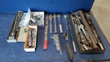 Box Lot of Assorted Sockets and Socket Wrenches