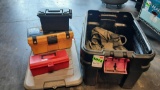 Box Lot of Tool Boxes and Canvas Bags